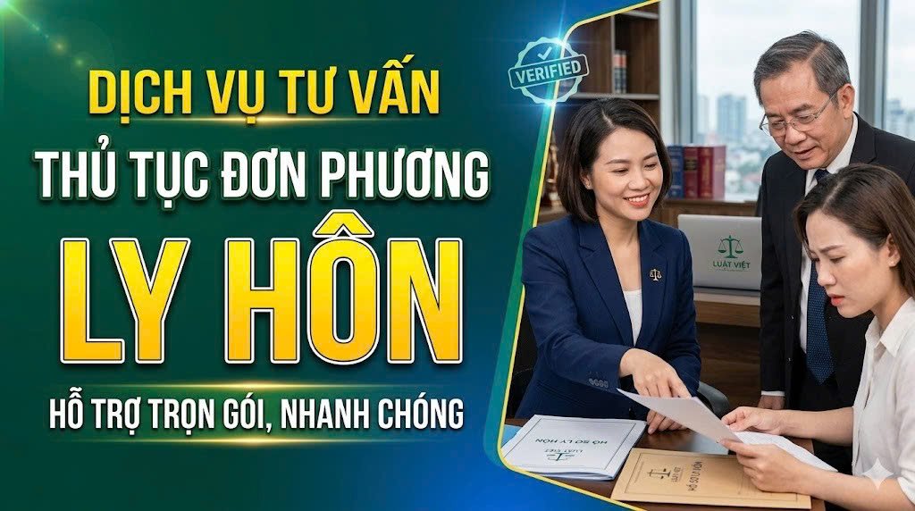 DỊCH VỤ TƯ VẤN THỦ TỤC ĐƠN PHƯƠNG LY HÔN