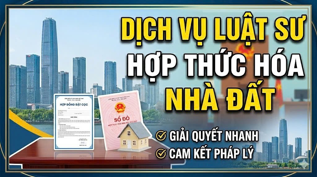 Dịch vụ luật sư hợp thức hóa nhà đất
