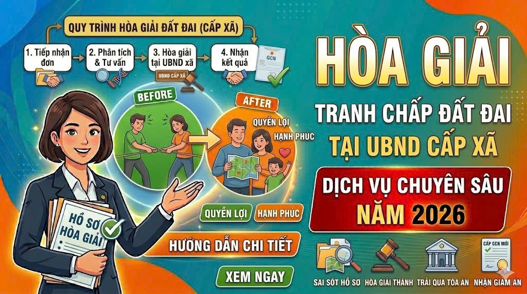 Hòa giải tranh chấp đất đai tại Ủy ban nhân dân cấp xã