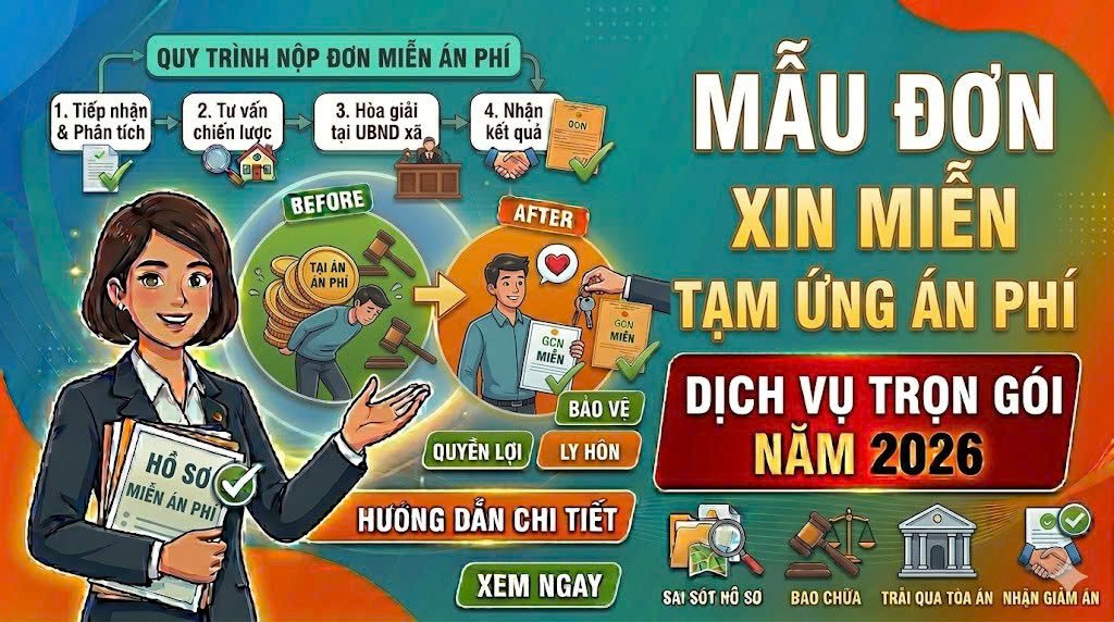 Mẫu đơn xin miễn tạm ứng án phí