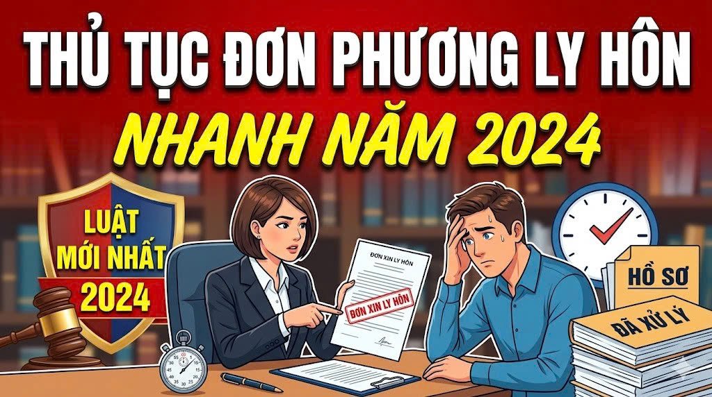 THỦ TỤC ĐƠN PHƯƠNG LY HÔN NHANH NĂM