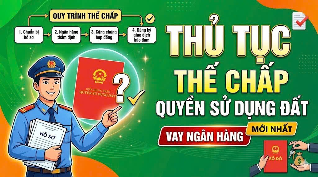 Thủ tục thế chấp quyền sử dụng đất