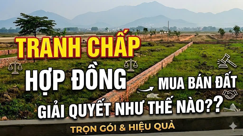 Tranh chấp hợp đồng mua bán đất giải quyết như thế nào