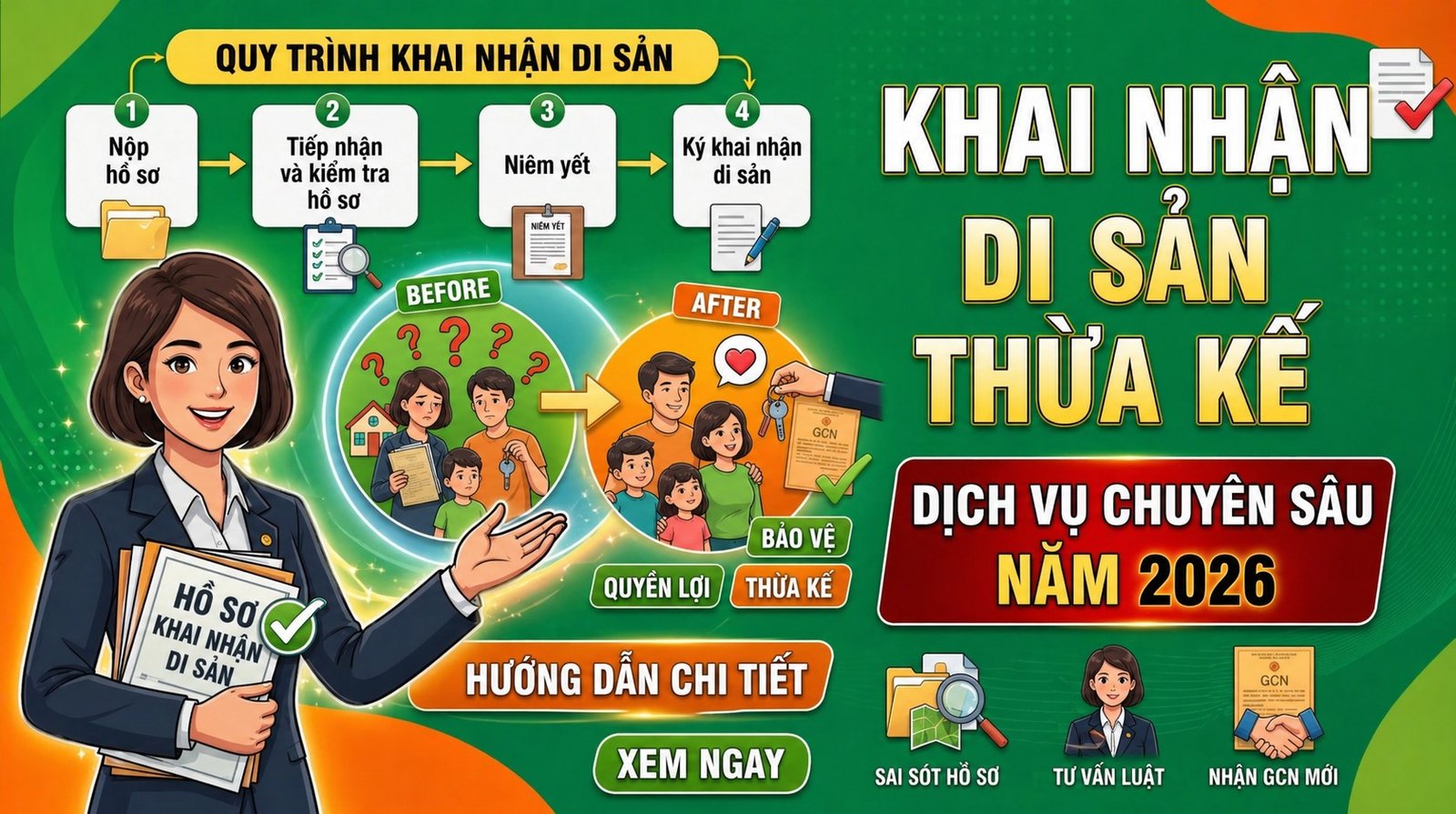 Khai nhận di sản thừa kế