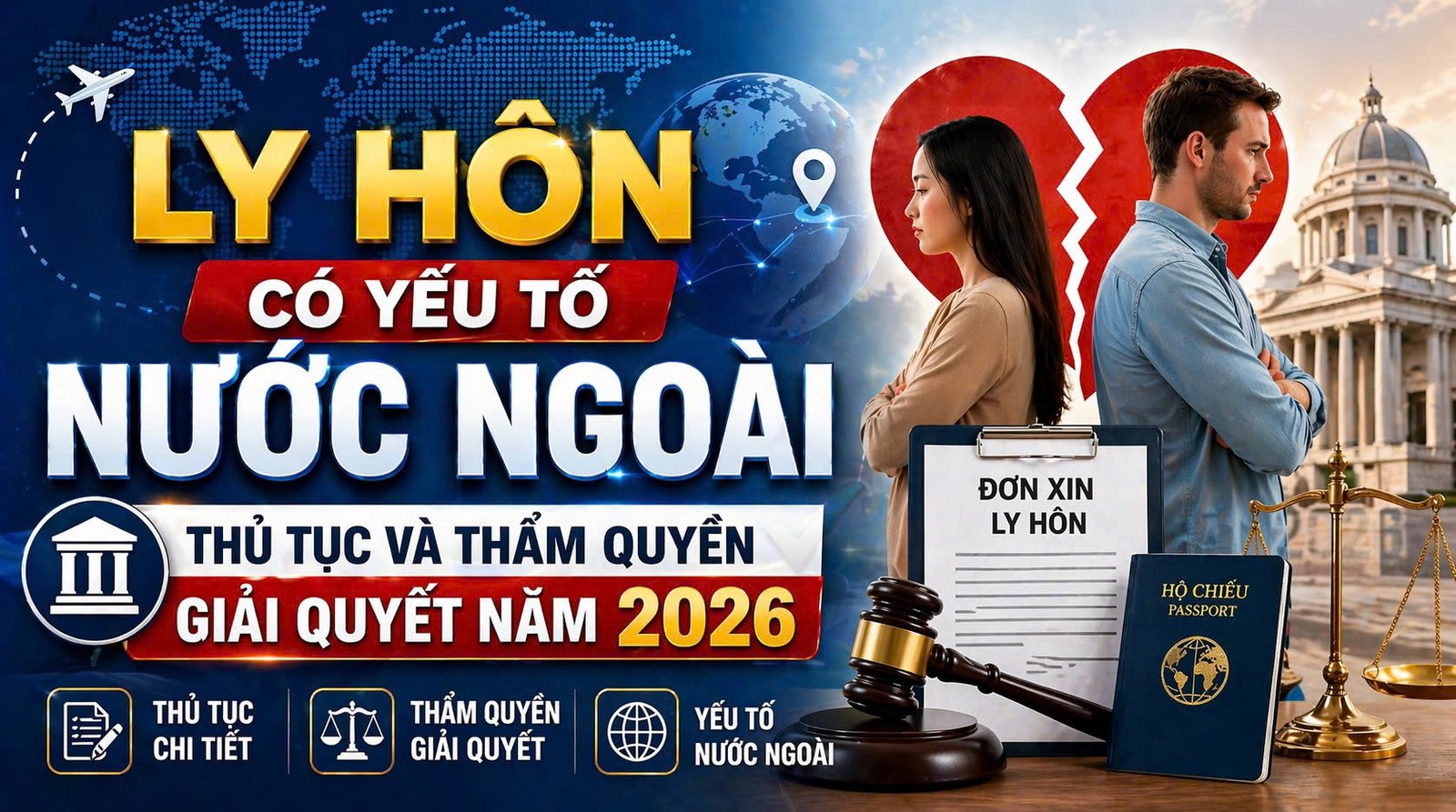 ly hôn có yếu tố nước ngoài thủ tục và thẩm quyền