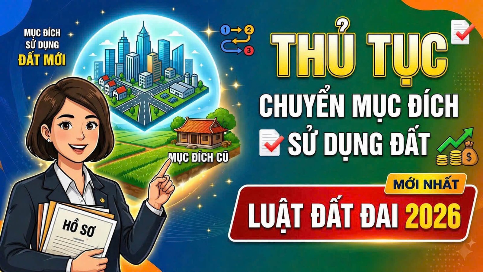 thủ tục chuyển mục đích sử dụng đât ()