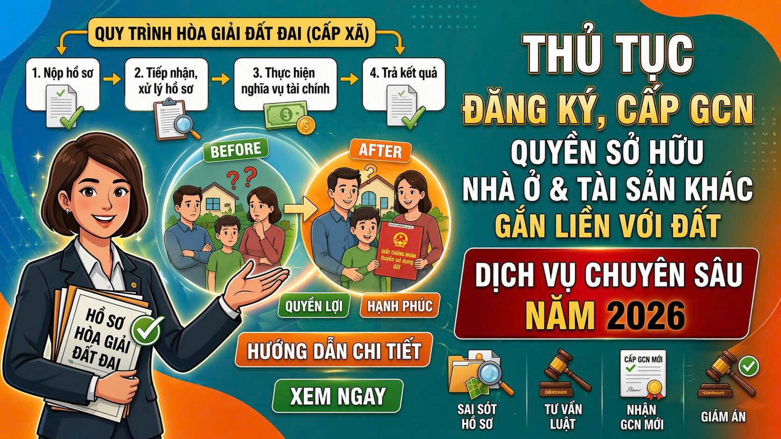 thu tuc dang ky cap gcn quyen so huu nha o ()