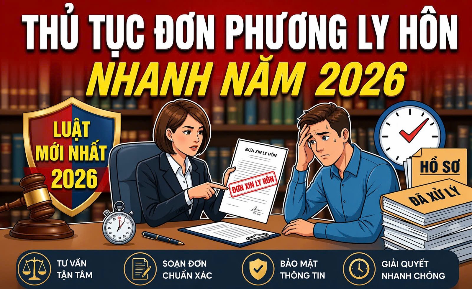 thủ tục đơn phương ly hôn năm