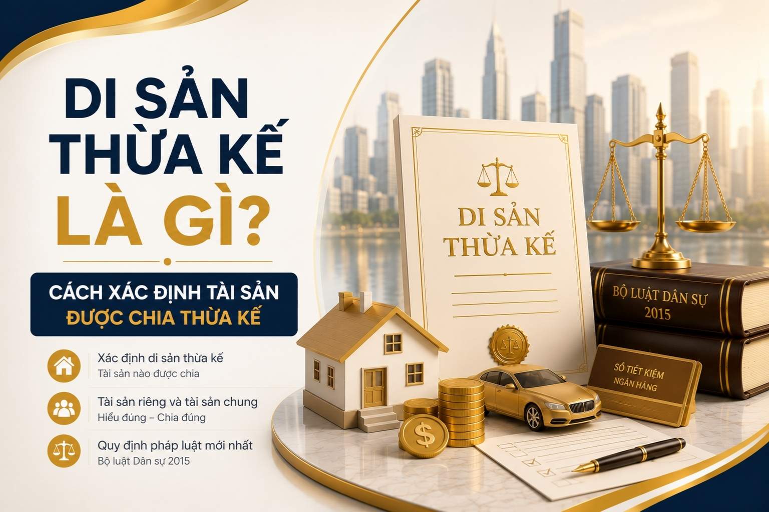 Di sản thừa kế là gì? Cách xác định tài sản được chia thừa kế