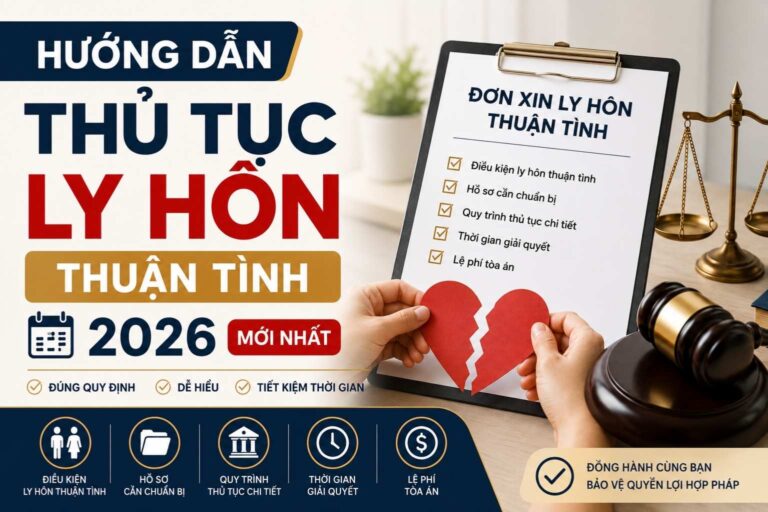 hướng dẫn thủ tục ly hôn thuận tình