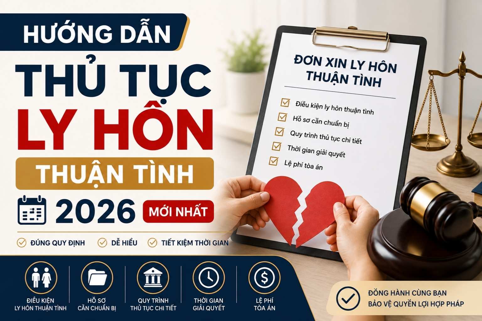 hướng dẫn thủ tục ly hôn thuận tình