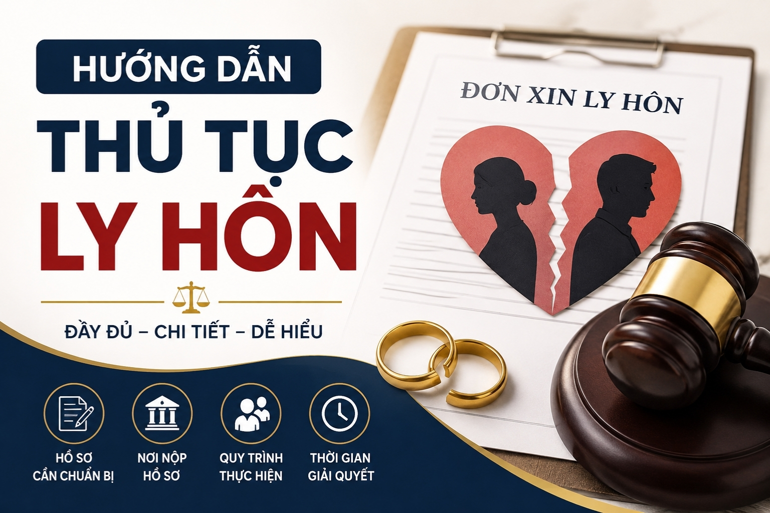 hướng dẫn thủ tục ly hôn