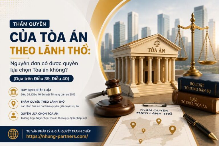Thẩm quyền của Tòa án theo lãnh thổ